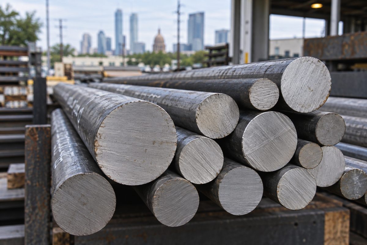 Sawn and deburred ends of cold-finished steel round bar blanks